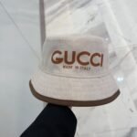 Gucci Arnaud Bob Reversible Bucket Hat Beige 7773724HA7Y9464 - Image 2