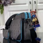 Super Vip 1:1 – Louis Vuitton Trio Messenger Monogram Eclipse Reverse Turquoise 25Cm M11648 - Image 3