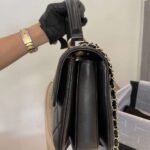 Chanel CC Trendy Lambskin Bag Black 25cm - Image 5