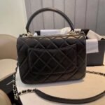 Chanel CC Trendy Lambskin Bag Black 25cm - Image 6
