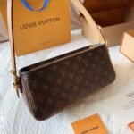 Louis Vuitton Vivacite Bag Monogram Canvas Brown 25Cm - Image 6