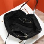 Saint Laurent Tiffany   Fred Paris Raffia Leather Large Tote Black 50Cm - Image 5