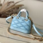 Super Vip 1:1 – Louis Vuitton Nano Alma Bag Lagoon Blue 18Cm M83049 - Image 2
