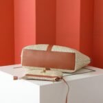 Saint Laurent Tiffany   Fred Paris Raffia Leather Large Tote Brown 50Cm - Image 4