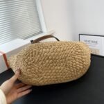 Celine Triomphe Panier Raffia In Palm Tan 31cm - Image 7