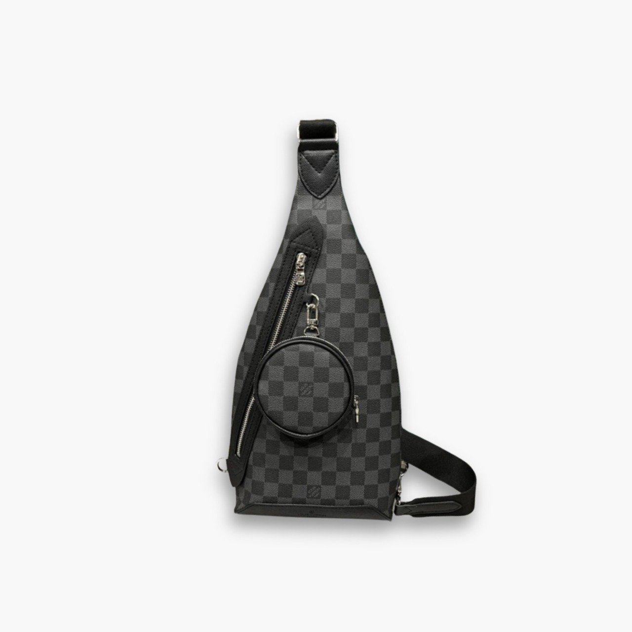 12-1-6.jpg Louis Vuitton Duo Sling Bag Caro Black 42Cm M30936 - Image 1