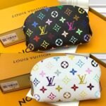Louis Vuitton x Murakami Cosmetic Pouch PM Monogram Black 19Cm - Image 3