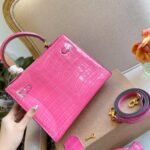 Hermès Kelly 25 Alligator Pink 25Cm - Image 4