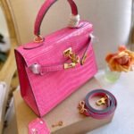 Hermès Kelly 25 Alligator Pink 25Cm - Image 5