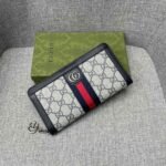 Gucci Ophidia Zip Around Wallet Black 19Cm 523154 96IWN 4076 - Image 4