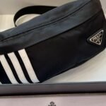 Prada X Adidas Re Nylon Belt Bag Black 26cm 2VL0341WQ8F0002VADS - Image 5