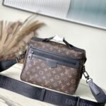 Super Vip 1:1 – Louis Vuitton LV Trail Messenger Bag Monogram Macassar Brown 31Cm M46972 - Image 4