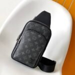 Louis Vuitton Avenue Slingbag Monogram Macassar Black 30Cm M47137 - Image 2