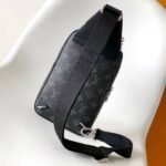 Louis Vuitton Avenue Slingbag Monogram Macassar Black 30Cm M47137 - Image 4