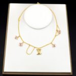Louis Vuitton LV Floragram Necklace Gold M03016 - Image 2