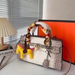 Hermes Kelly Himalaya Blanc 18Cm - Image 3