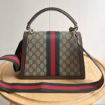 Gucci Queen Margaret GG Top Handle Bag Brown 25Cm - Image 4
