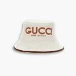 Gucci Arnaud Bob Reversible Bucket Hat Beige 7773724HA7Y9464