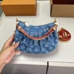 Louis Vuitton Pochette Valley Denim Blue 20Cm M13571 - Image 2