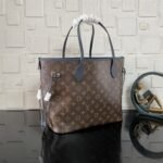Super Vip 1:1 – Louis Vuitton Neverfull Inside Out MM Bag Blue Grey 31Cm - Image 4