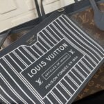 Super Vip 1:1 – Louis Vuitton Neverfull Inside Out MM Bag Blue Grey 31Cm - Image 7