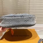 Louis Vuitton Monogram Sunset Bag Denim Dark Blue 26Cm - Image 6