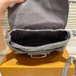 Louis Vuitton Monogram Sunset Bag Denim Dark Blue 26Cm - Image 7