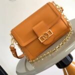 Super Vip 1:1 – Louis Vuitton Dauphine Soft MM Bag Orange 24Cm M25048 - Image 2