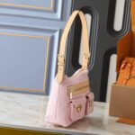 Louis Vuitton Vintage Shoulder Bag Denim Pink 30Cm - Image 3