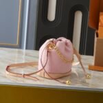 Louis Vuitton Nano Noé Bag Denim Pink 16Cm - Image 3