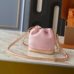 Louis Vuitton Nano Noé Bag Denim Pink 16Cm - Image 4