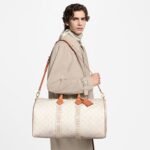 Super Vip 1:1 – Louis Vuitton Keepall Bandoulière 45 Off White 45Cm M14838 - Image 10