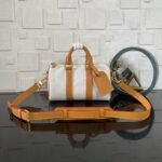 Super Vip 1:1 – Louis Vuitton Keepall Bandoulière 25 Off White 25Cm M15076 - Image 2