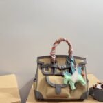 Hermes Birkin Cargo Mousse And Ecorce Toile 25Cm - Image 2