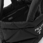 Prada Padded Re Nylon Tote Bag Black 35Cm 2VG082 2DXR F0002 V OOO - Image 4