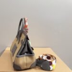 Hermes Birkin Cargo Mousse And Ecorce Toile 25Cm - Image 5