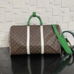 Super Vip 1:1 – Louis Vuitton Keepall Bandoulière 50 Monogram Green 50Cm M13926 - Image 4