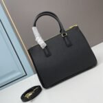 Prada Galleria Medium Saffiano Leather Bag Black 28cm 1BA274 NZV F0002 V EOO - Image 4