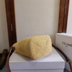Super Vip 1:1 – Celine Small Louise Bucket In Raffia Natural And Tan 19Cm 119742GNS 02NT - Image 5