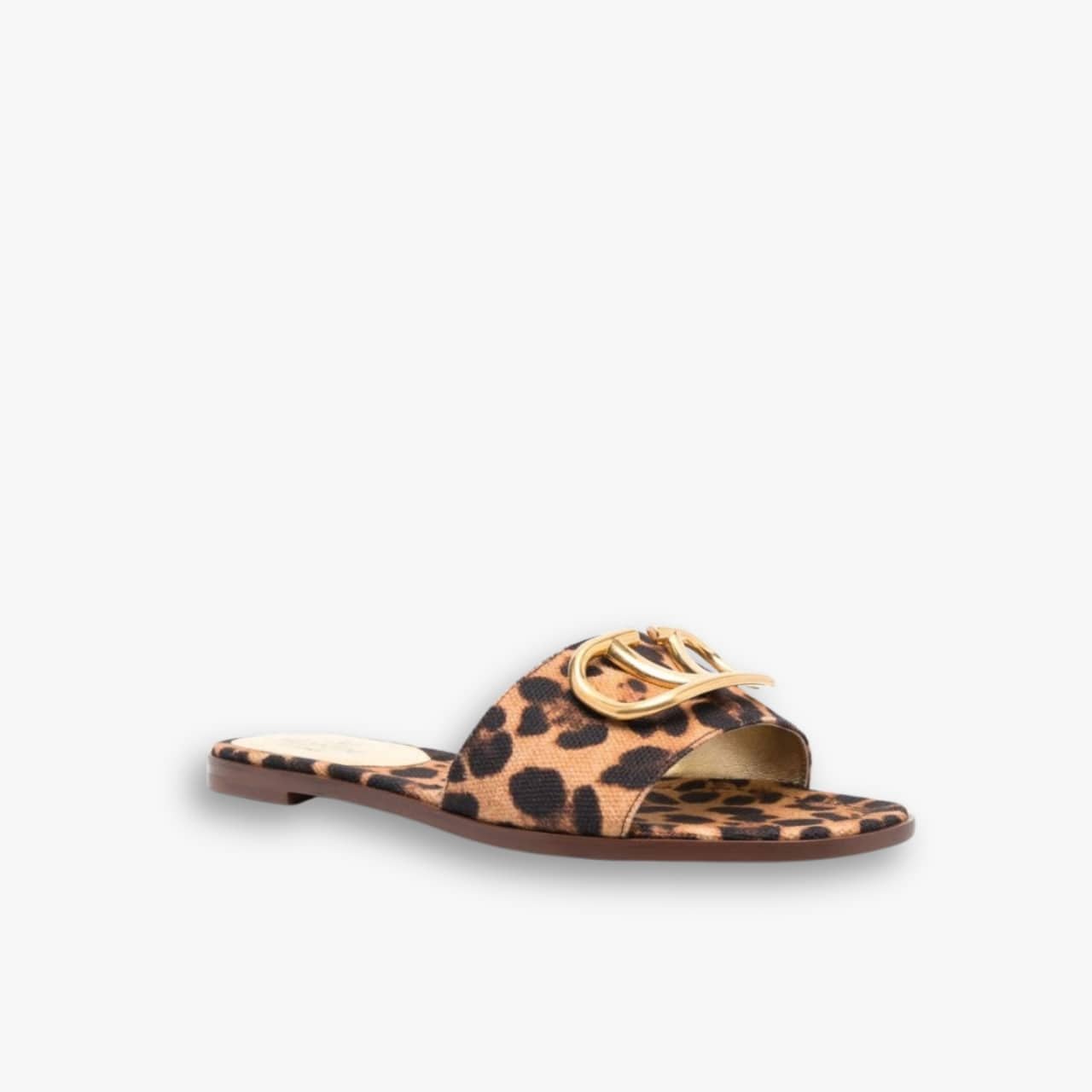327-3.jpg Valentino Garavani Leopard Print Buckle Sandals 3W2S0BD5RQY 09J - Image 1