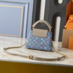 Louis Vuitton Capucines Mini Denim Blue 21Cm M12947 - Image 4