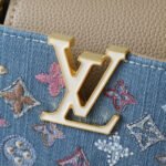Louis Vuitton Capucines Mini Denim Blue 21Cm M12947 - Image 6