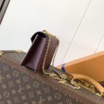 Super Vip 1:1 - Louis Vuitton Wallet On Chain Rosy Grenat Red 19Cm M25814 - Image 3