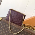 Super Vip 1:1 - Louis Vuitton Wallet On Chain Rosy Grenat Red 19Cm M25814 - Image 4