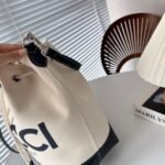 Super Vip 1:1 – Gucci Mini Shoulder Bag With Print Cotton Canvas Black 23Cm - Image 3