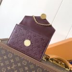 Super Vip 1:1 - Louis Vuitton Wallet On Chain Rosy Grenat Red 19Cm M25814 - Image 7