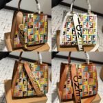 Fendi Peekaboo FF Logo Handbag Black 30Cm - Image 3