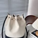 Super Vip 1:1 – Gucci Mini Shoulder Bag With Print Cotton Canvas Black 23Cm - Image 7