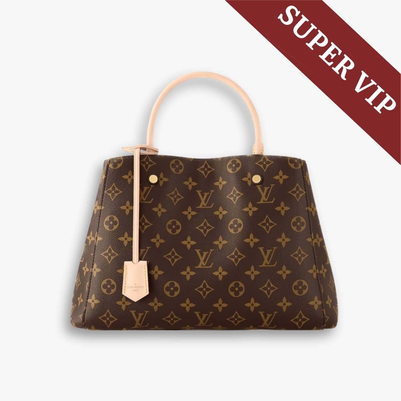 361-1.jpg Super Vip 1:1 – Louis Vuitton Montaigne MM Bag Monogram Canvas Brown 33Cm M41056 - Image 1