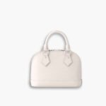 Louis Vuitton Nano Alma Bag White Quartz 18cm M82411